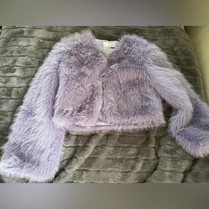 Purple Fur Jacket